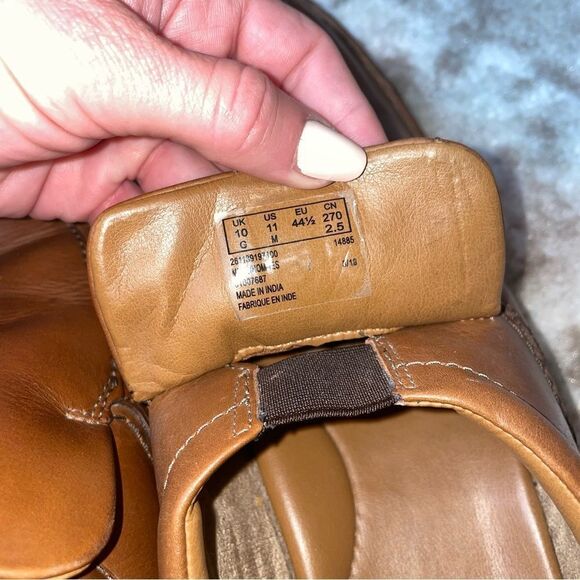 Clarks Men's Escalade Step Slip-On Loafer SZ 10 brown leather - Picture 4 of 9